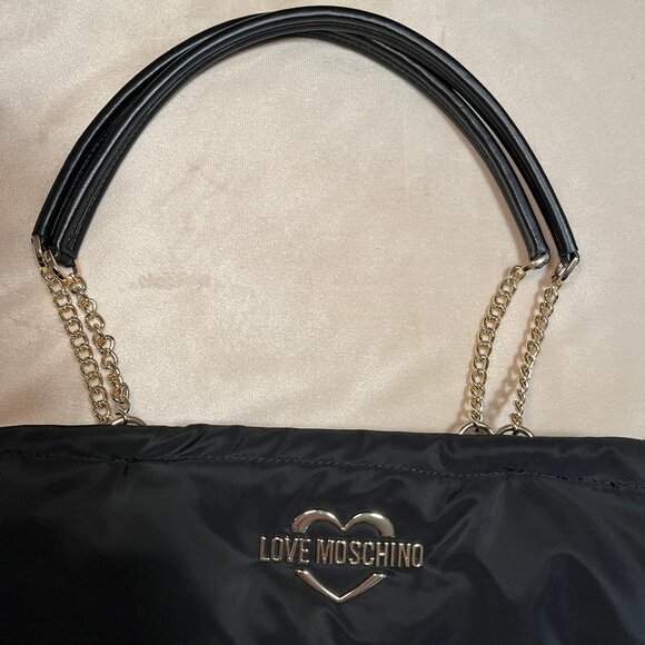 LOVE Moschino Nylon Puffer Tote with Bonus - NWOT - Picture 7 of 13
